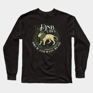 DNB - Leo Lion Vibes (Army Green) Long Sleeve T-Shirt